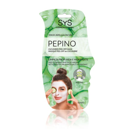 Masque facial hydratant et nettoyant au concombre de Sys 10ml