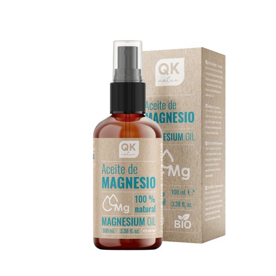 QKnatur Huile de Magnésium Spray 100% Naturelle 100ml