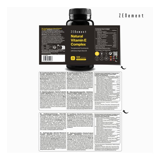 Zenement Complex Vitamine E Naturel 120caps