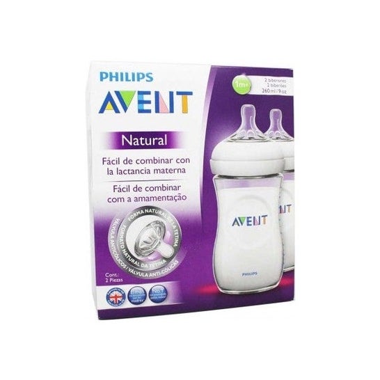 Avent Pack Natural Biberon 2x260ml