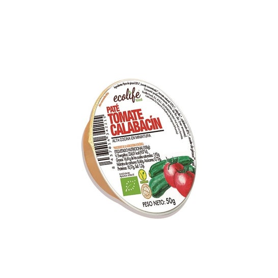 Ecolife Food Organic Courgette Tomato Pate 50g