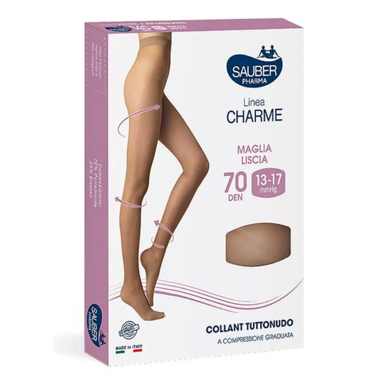 Sauber Charme Collant At 70 Maille Lisse M Taille 5 1ut