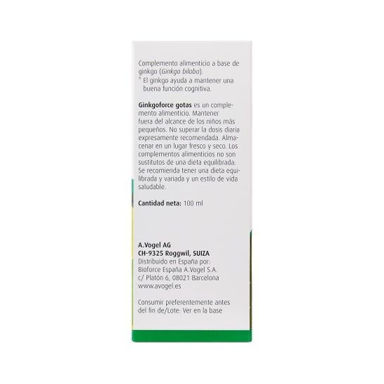 A.Vogel Ginkgoforce gouttes 100ml