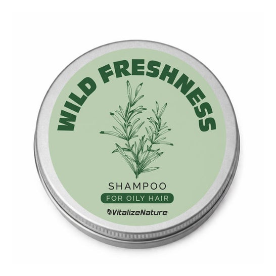 VitalizeNature Shampoo Solide Fraîcheur Sauvage 100 g
