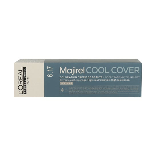 L'Oréal Majirel Cool Cover 6.17 Blond Foncé Cendré Irisé 60 ml