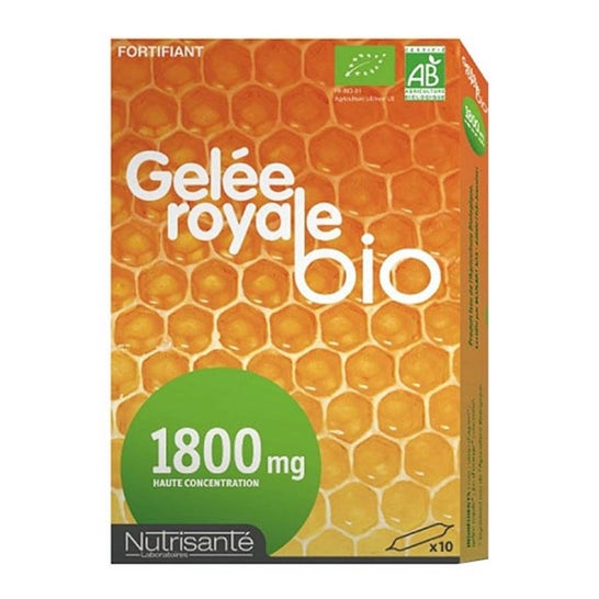 Nutrisante Gelee Royale Bio 1800Mg 10 Ampoules