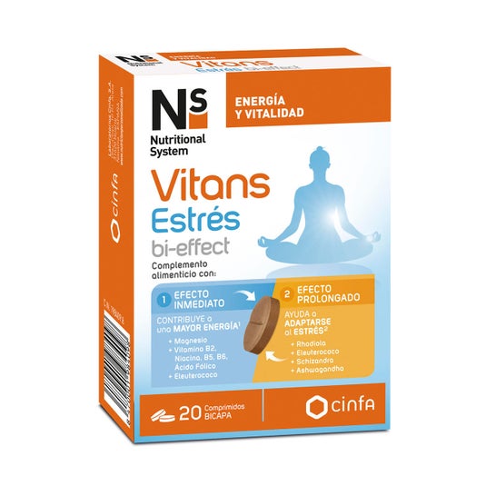 Système nutritionnel Vitans Stress Bi-Effet 20comp