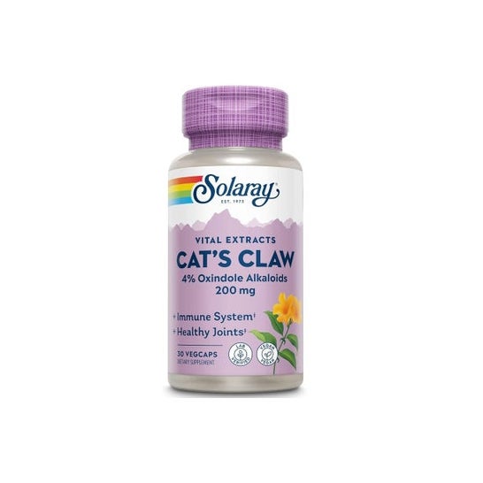 Solaray Uña Gato Cáps 200mg