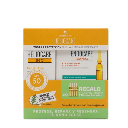 Heliocare Pack 360º Gel Oil-Free + Endocare Radiance