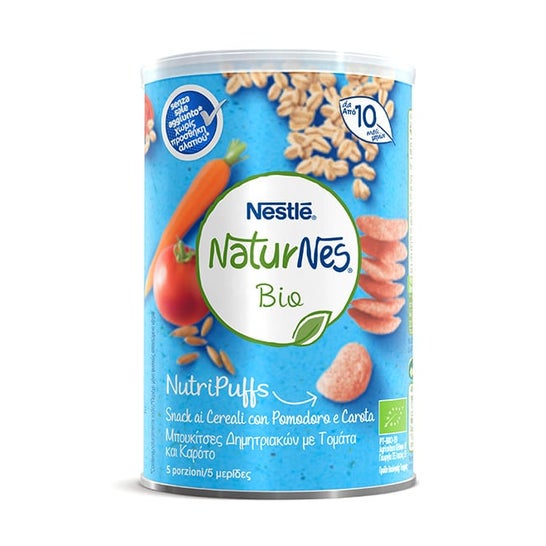 NaturNes Bio NutriPuffs Tomate etCarotte 5 Sachets