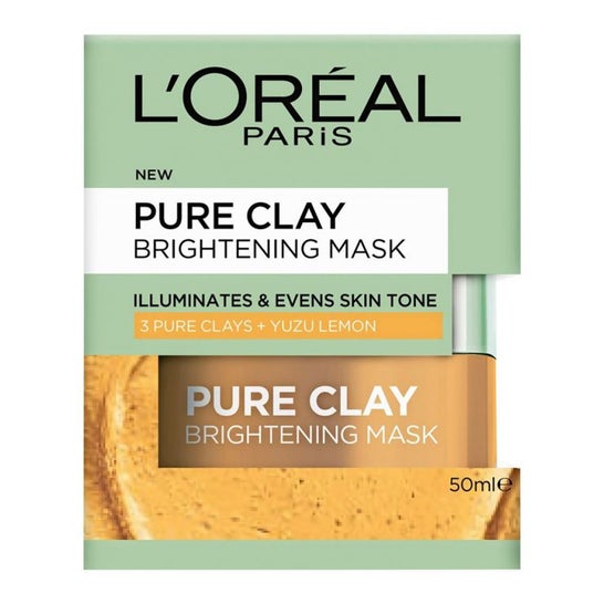 L'Oréal Pure Clay Mask Masque Extrait de Citron 50ml