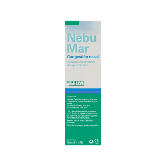 Nebumar nasal congestion nasale solution saline 100ml