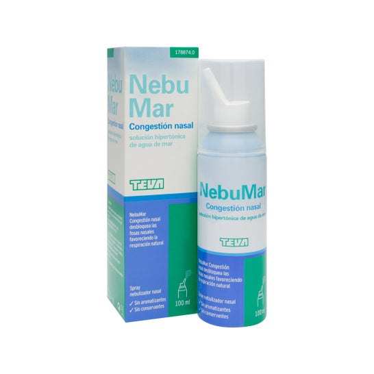 Nebumar nasal congestion nasale solution saline 100ml