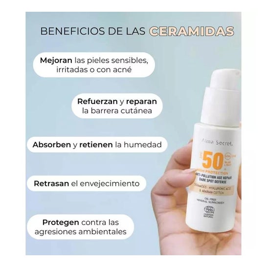 Alma Secret Crème Solaire Visage avec Couleur Spf50 Sable 50ml Alma Secret Crème Solaire Visage avec Couleur Spf50 Sable 50ml