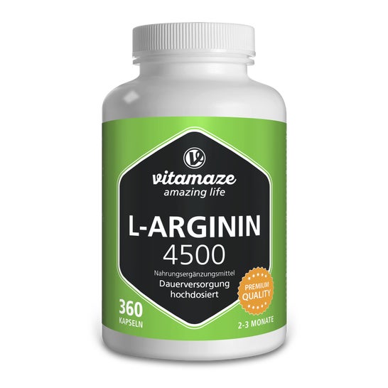 Vitamaze L-Arginine 750mg 360 Capsules