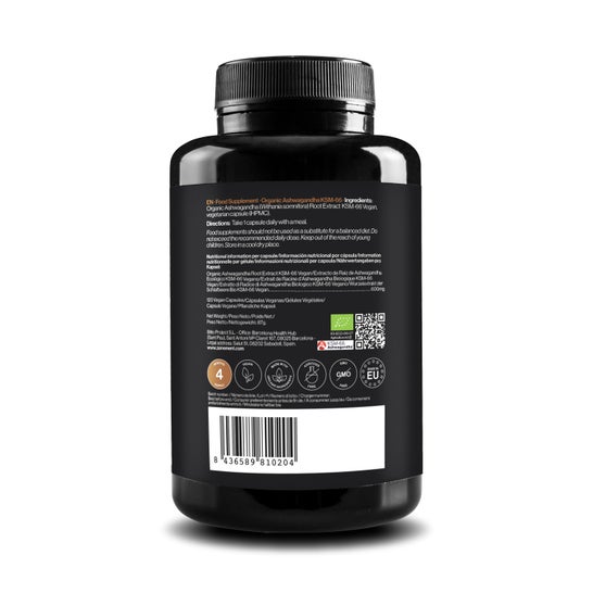 Zenement Ashwagandha Ecológica Ksm-66 120vcaps