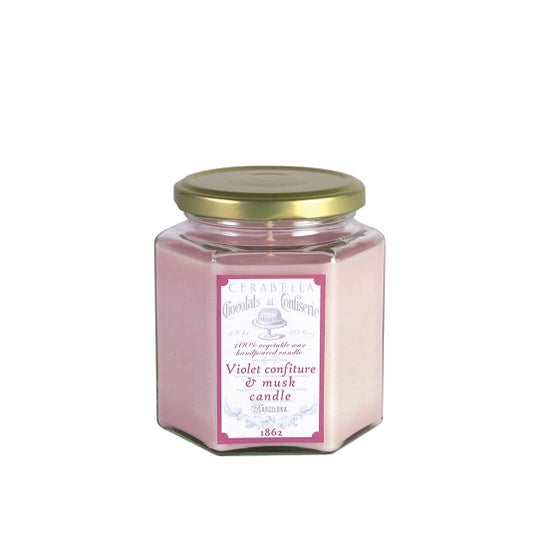 Cerabella Bougie Artisanale Violet Confiture & Musk 300g