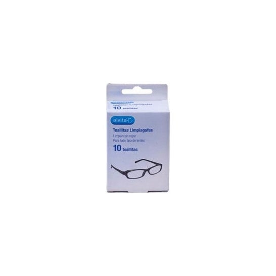 Alvita lingettes pour nettoyeur de lunettes 10 Unités