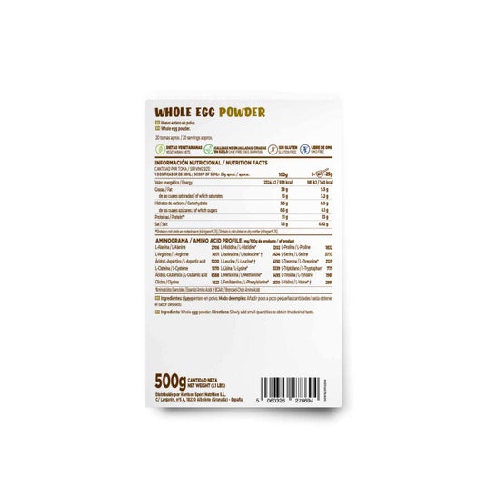 HSN Huevo Entero en Polvo 500g