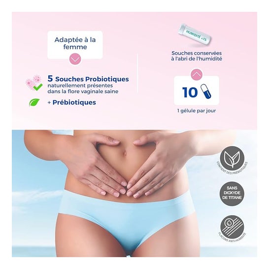 Immubio Physiostim Équilibre Vaginal 10 capsules