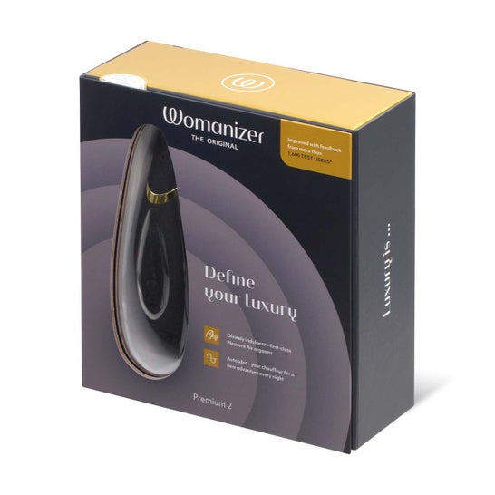 Womanizer Premium 2 Stimulateur Clitoridien Noir 1ut