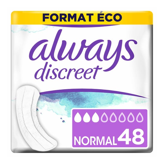 Always Discreet 12 protege slips 0% Incontinence urinaire