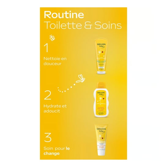 Weleda Baby Crème pour le Change Calendula Bio Sans Parfum 75 ml