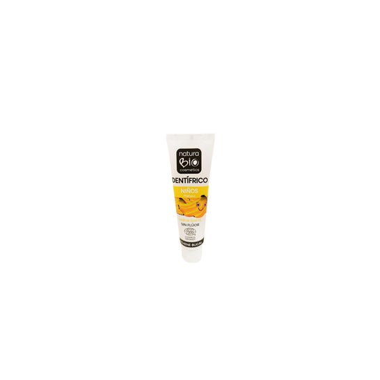 NaturaBIO Cosmetics Dentifrice Enfants Banane Sans Fluor 50ml