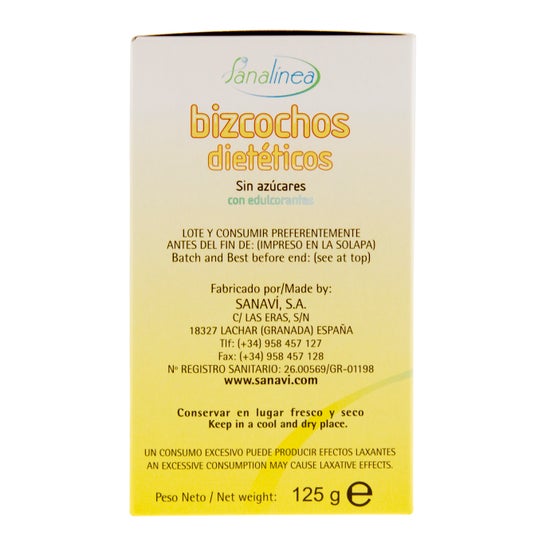 Sanavi Biscuits glutinés à la vanille 150g