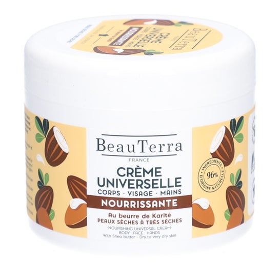 Beauterra Crème Universelle Nourrisante Beurre de Karité 400 ml