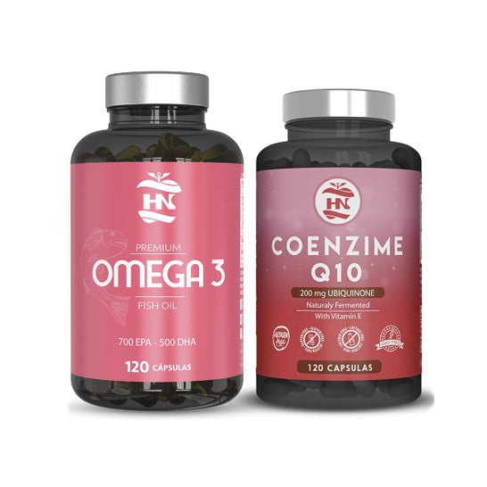 HN Pack Premium Omega 3 120 caps + Coenzyme Q10 120 caps