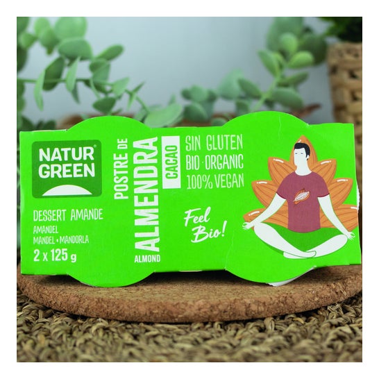 Naturgreen Dessert Amandes & Cacao bio (2x125 g)