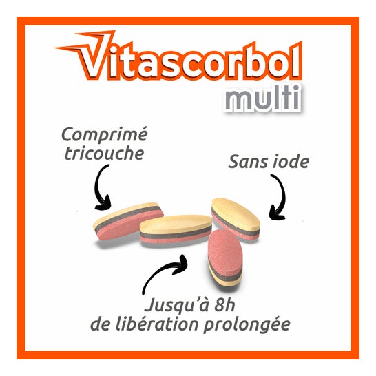 Vitascorbol Multi Sénior 30 Comprimés