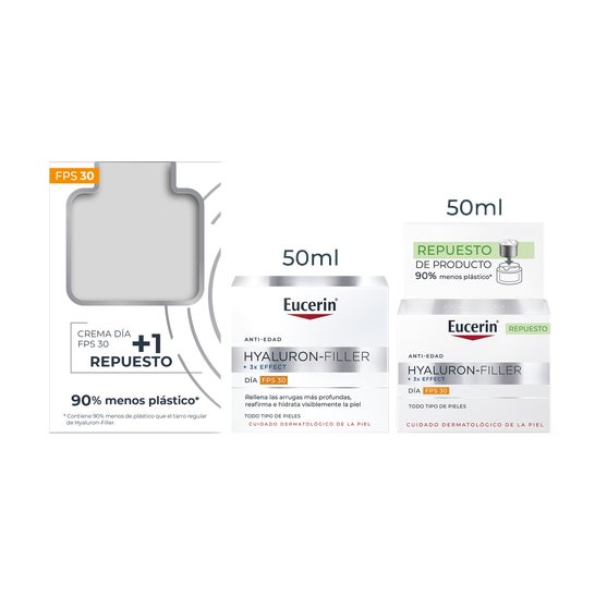 Eucerin Hyaluron‑Filler Soin de Jour SPF 30 Anti‑Âge + Recharge