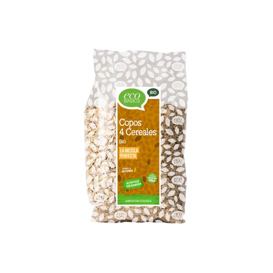 Ecobasics Flocons 4 céréales Bio 500 g
