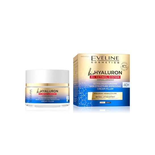 Eveline Cosmetics Bio Hyaluron 3X Retinol System Crème 40+ 50 ml