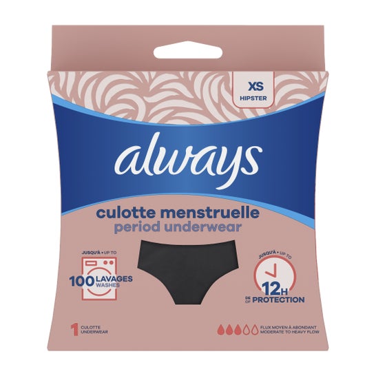 Always Culotte Menstruelle Lavable Taille XS 36-38 1ut