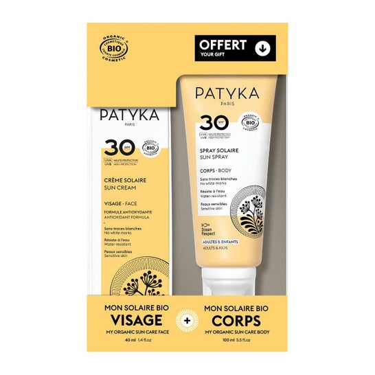 Patyka Coffret Crème Visage SPF30 + Spray Corps SPF30