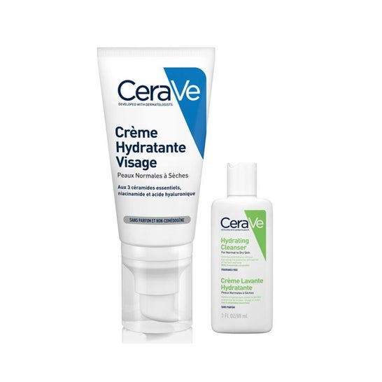 Cerave ® Crème Hydratante Visage 52ml+ Crème Lavant 20ml