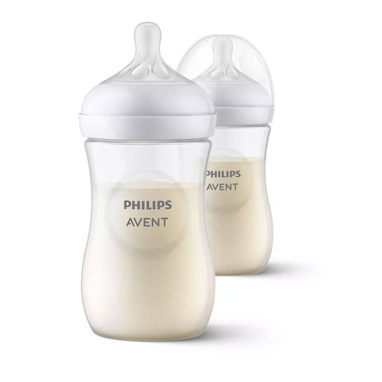 Philips Avent Baby Bottles Teat Slow Flow Natural 2x260ml