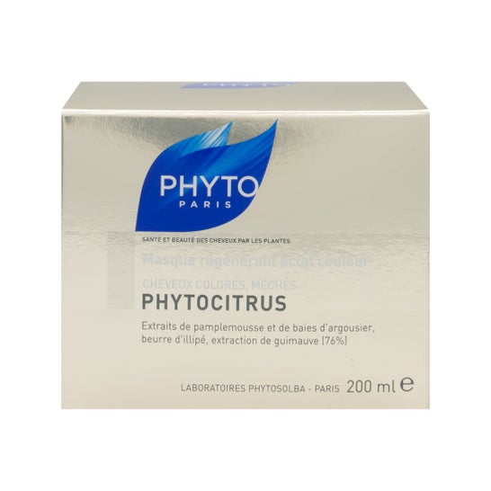 Phyto Phytocitrus Masque Régénérant Éclat Couleur 200ml
