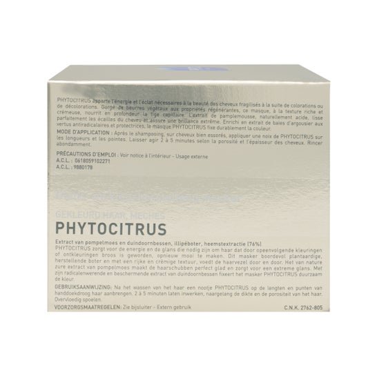 Phyto Phytocitrus Masque Régénérant Éclat Couleur 200ml