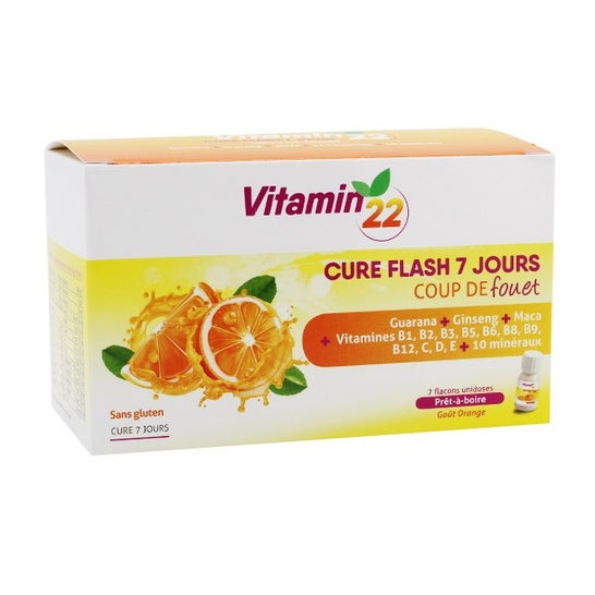 Ineldea Vitamin'22 Cure Flash 7 Jours 7 Flacons Unidoses