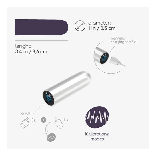 Crushious Quackers Balle Vibratoire Rechargeable Usb Blanc 1 Unité