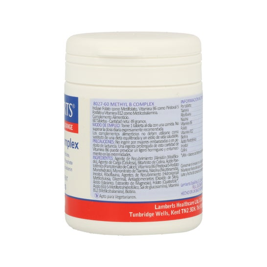 Lamberts Methyl B Complex 60 Comprimés