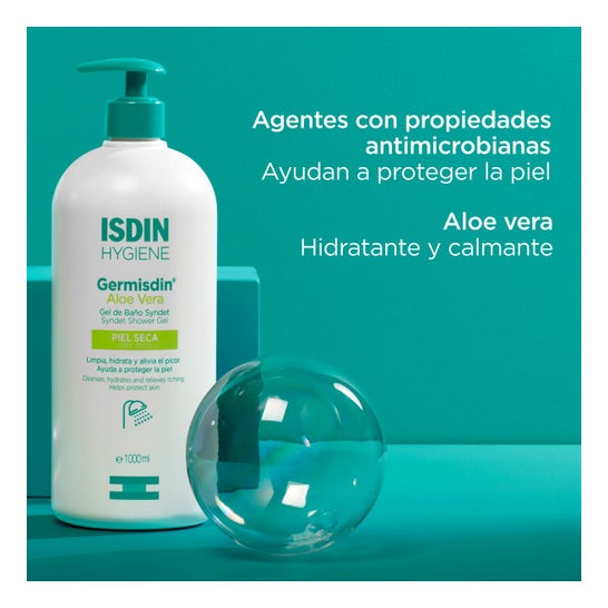 Isdin Germisdin Aloe Vera Gel de Baño 1L + 100ml