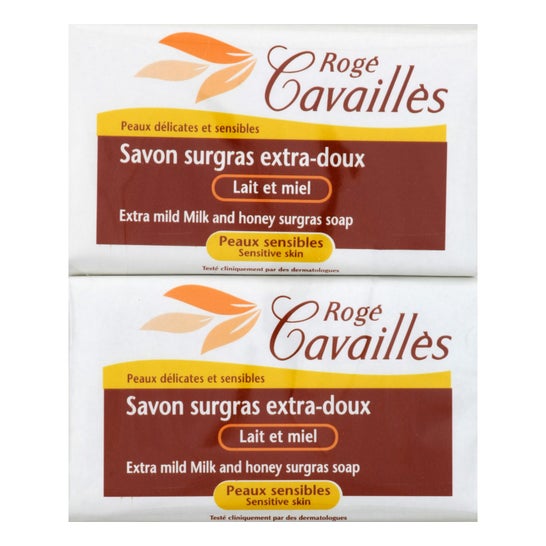 Rogé Cavaillès Savon Surgras ExtraDoux Lait Et Miel 250g Lot De 3 + 1 Offert