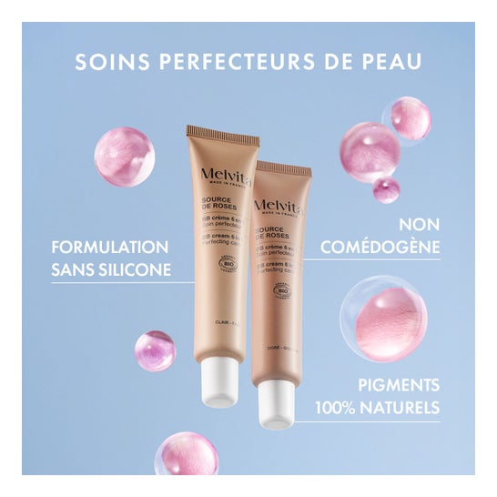 Melvita Source de Roses BB Crème Teinte Claire 40ml