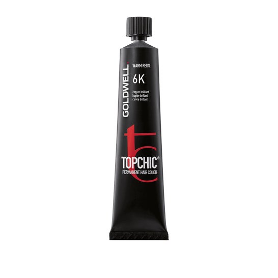 Goldwell Topchic Permanent Hair Color 6K Copper Brilliant 60ml