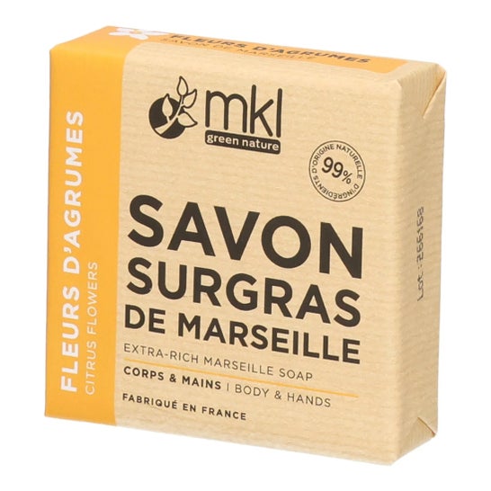MKL Savon de Marseille Extra Riche Fleurs d’Agrumes 100 g